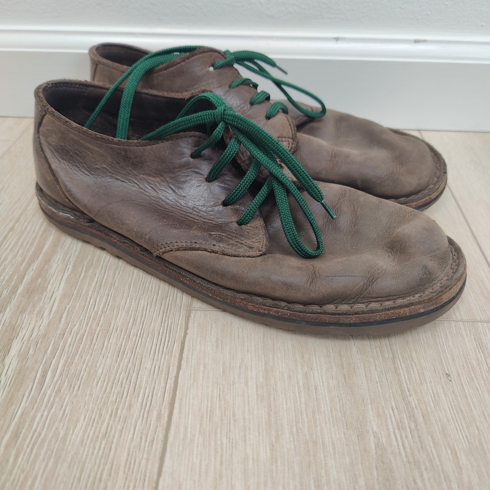 Jim Green Shoellies Shoes 10 Brown Leather Lace‎ Up Gorpcore Handcrafted